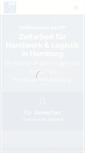 Mobile Screenshot of pp-zeitarbeit.de